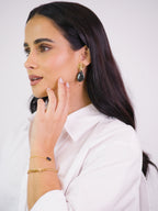 Brincos Comporta Preto