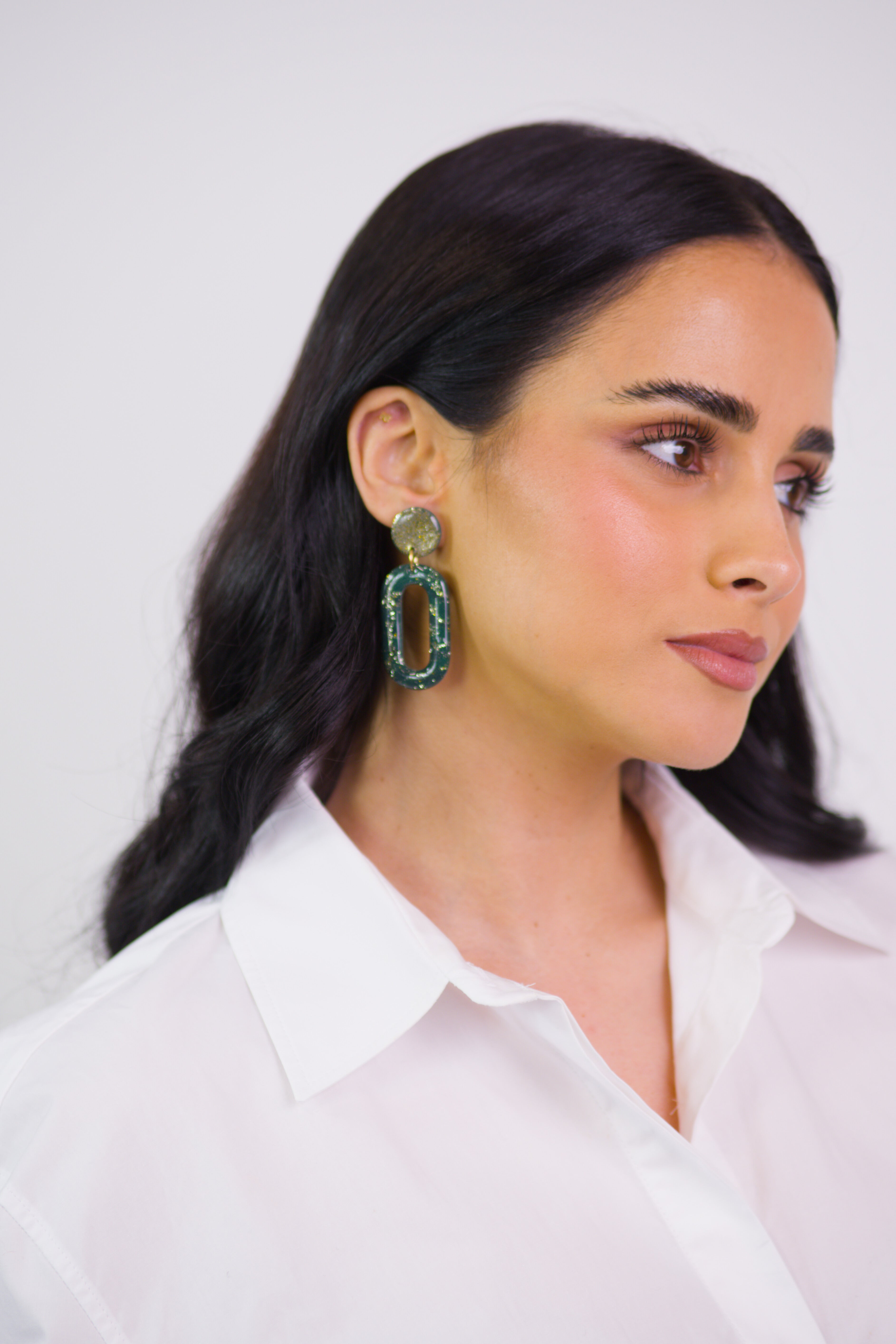 Brincos Ancara Verde