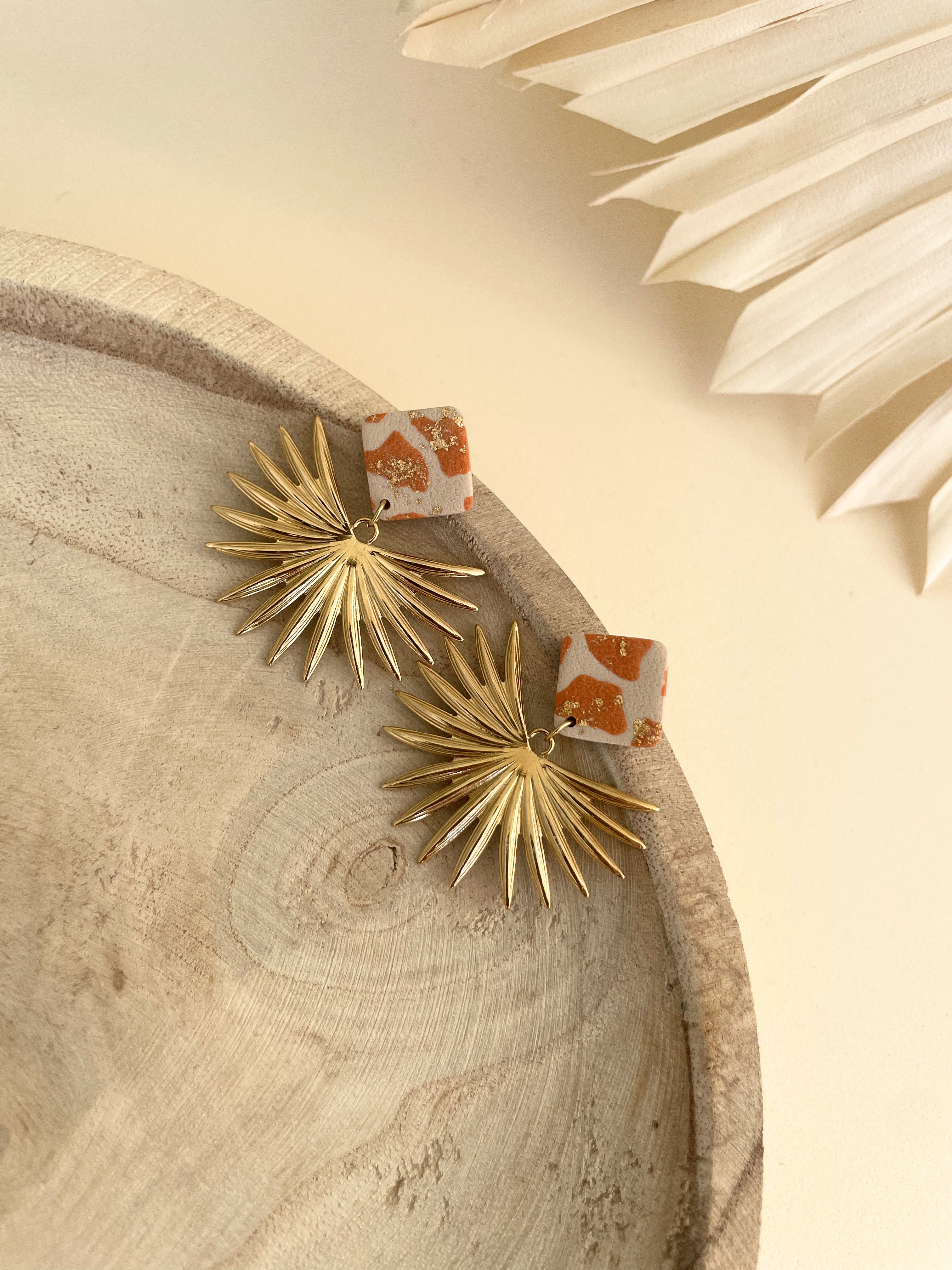 Brincos Roma Laranja