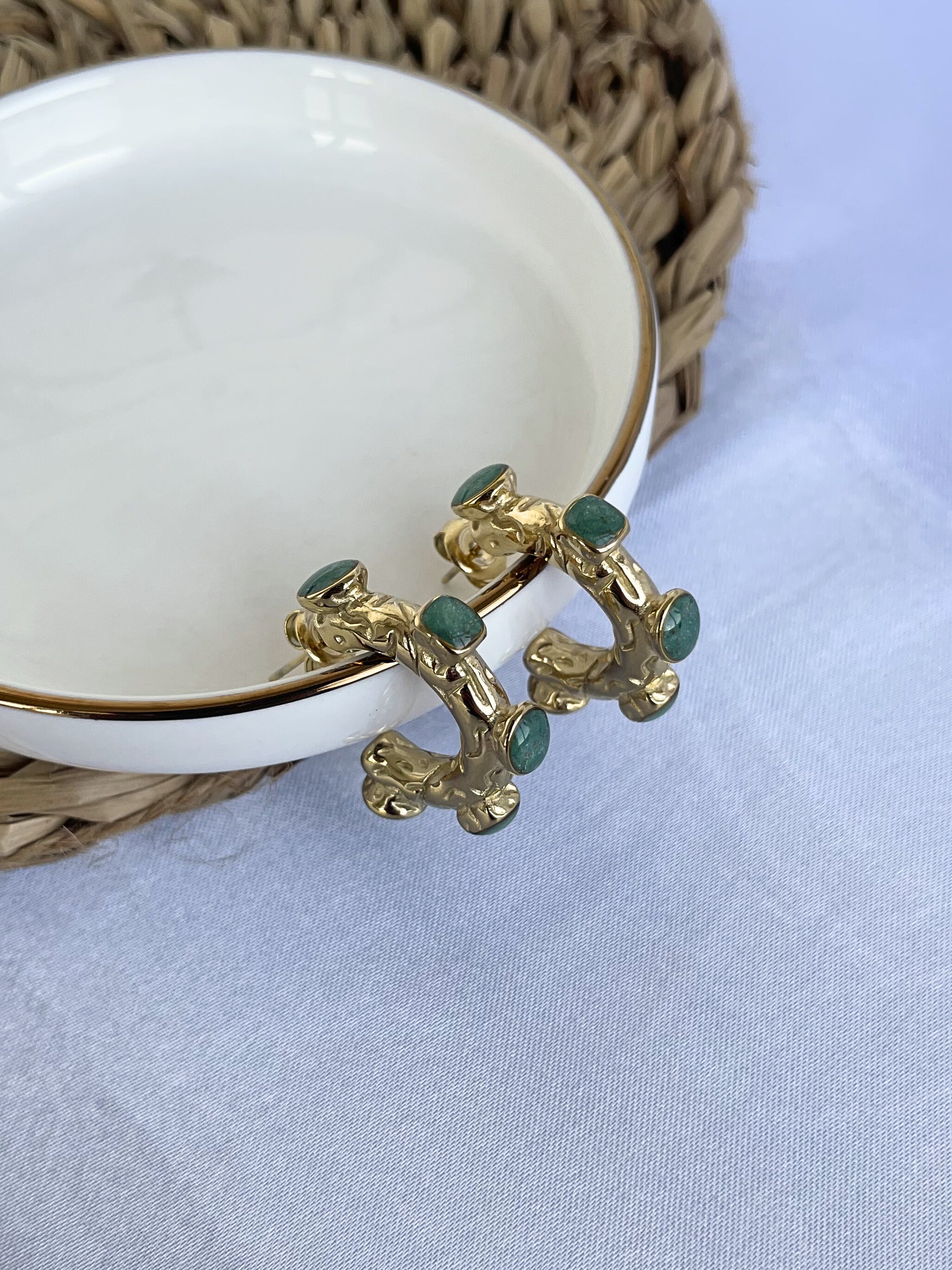 Argolas Malibu Verde