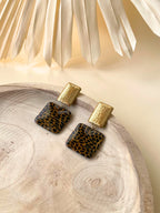 Brincos Beverly Preto et Dourado