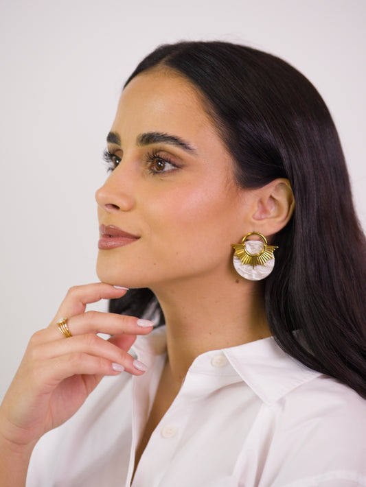 Brincos Cairo Pérola