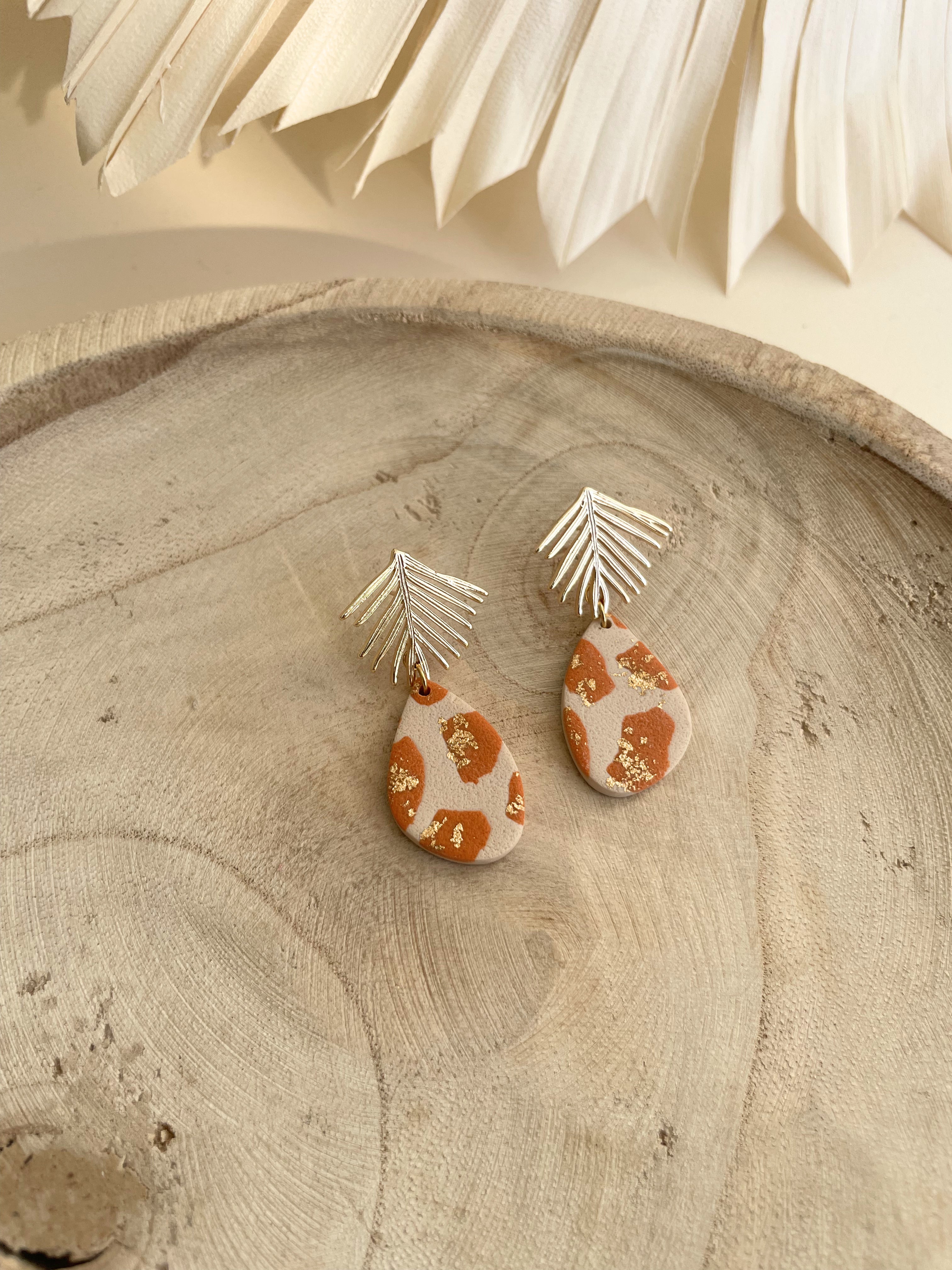 Brincos Comporta Laranja