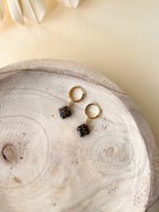 Argolas Bari Preto & Dourado