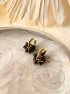 Argolas Toscana Preto et Dourado