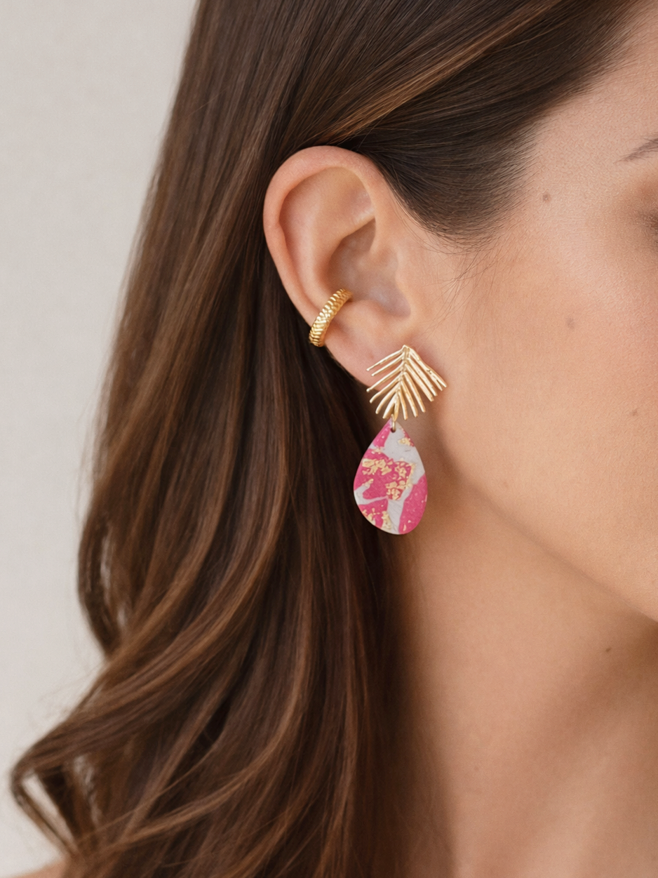 Brincos Comporta Rosa